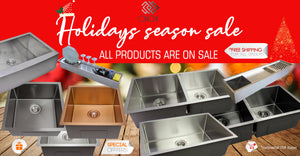 Black Friday and Cyber Monday Kitchen Sinks and Built-in Dish Rack Promotions
