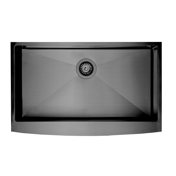 CNOX FARMSINK Handcrafted Stainless Steel Kitchen Sink (33x22x10 in.)